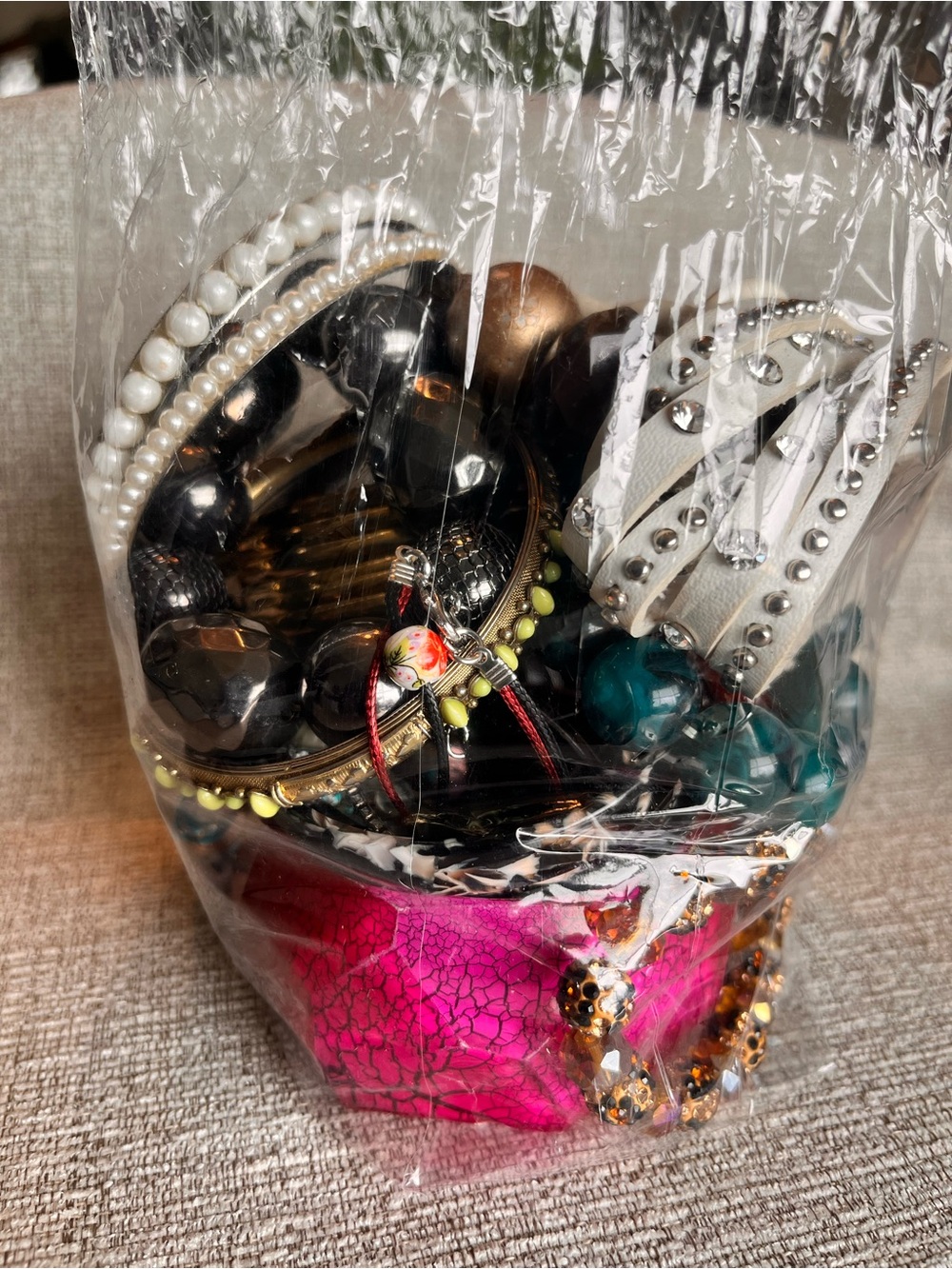 Mixed Women’s Bracelets Stack - Multi-Color Fashion Jewelry - Picture 5 of 7
